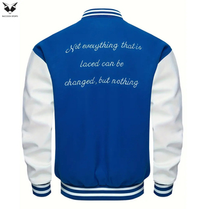 Chaqueta Varsity de Moda para Hombre, Bordada, con Parches, Estilo Hip Hop, Chaqueta Bomber, Chaqueta Universitaria Unisex de Alta Calidad - Product Image 2