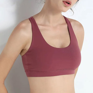 Sujetadores Deportivos Personalizados para Mujer, Venta al por Mayor de Fábrica, Sujetador Deportivo Sin Costuras de Soporte Medio para Gimnasio y Fitness - Product Image 1
