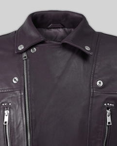 Chaqueta de Cuero para Hombre, a la Moda, Resistente al Viento, Chaqueta de Cuero para Hombre y Mujer, Estilos Personalizados, Charlotte Burnt, Múltiples Colores, Chaqueta de Cuero 2006 - Product Image 2