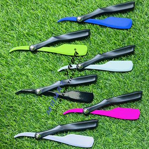Barber Pinch <b>Razors</b> 6 pcs <b>Set</b> Professional Beard Folding Straight Single Edge <b>Razor</b> Best Cut Throat Shaving <b>Razor</b> - Product Image 4