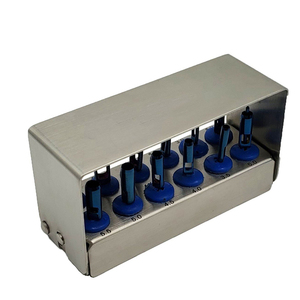 <b>12</b>-Piece Dental Trephine Tissue Punch Kit Manual Instrument for Implant in Steel Plastic Stainless Steel Packaged in a Bag - Product Image 3