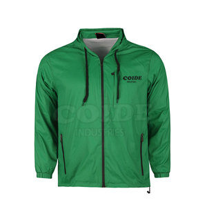 Ensemble coupe-vent de haute qualité, veste à capuche et pantalon assortis, ensemble de survêtement coupe-vent avec logo personnalisé - Product Image 2