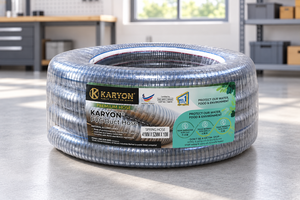 สายยางรดน้ำพีวีซีคุณภาพพรีเมียม KARYON ขนาด 41 มม. x 52 มม. x 10 ม. สายยางแบบยืดหยุ่นสำหรับรดน้ำสวน - Product Image 1