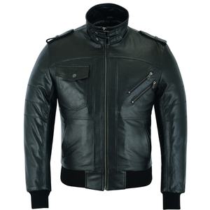 Veste de moto en cuir imperméable de haute qualité pour hommes, vêtements de sport de motard coupe-vent durables pour une conduite sûre - Product Image 2