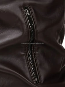 Chaquetas de cuero de piel de vaca de calidad superior para hombre Chaquetas de moto de cuero genuino personalizadas para mujer Slim-Fit Racer Motorcycle. - Product Image 4