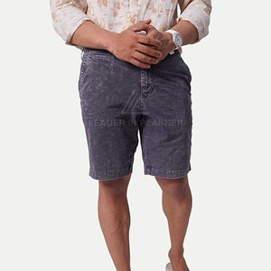 Pantalones Cortos para Hombre a Precio Razonable, Diseño de Color Sólido, Personaliza tu Propio Logotipo, Cómodos, Lavado Ácido - Product Image 2