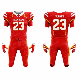 Uniforme de Fútbol Americano Personalizado para Jóvenes y Adultos, Jersey Deportivo para Equipos, OEM ODM - Product Image 1
