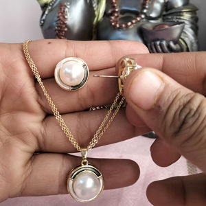 Ensemble de pendentifs en perles d'eau douce naturelles, pendentif rond en perle, fabricant en gros - Product Image 3