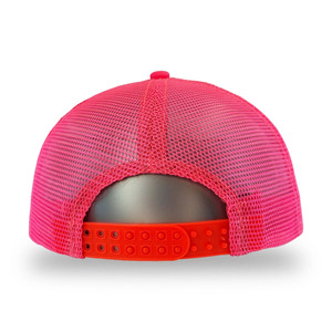 Custom Pink Pink Foam Trucker Cap White Front Mesh Back Breathable <b>Baseball</b> Cap Blank Snapback <b>Hat</b> for <b>Women</b> Men Sublimation - Product Image 3