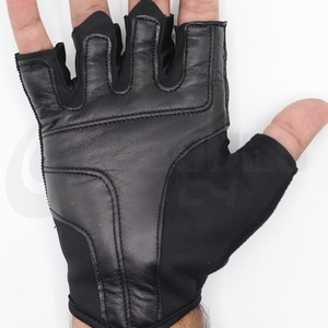 2026 Super Quality Leather Half-Finger Gym <b>Gloves</b> Lightweight Customized Non-Slip Breathable Unisex Fitness <b>Gloves</b> For <b>Weight</b> - Product Image 4