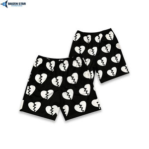 Shorts de bain de qualité supérieure, impression personnalisée, vêtements de plage, 100% polyester, séchage rapide, écologiques - Product Image 5