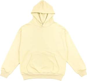 Sweat-shirt à capuche décontracté pour homme NG2026, 100 % coton molletonné respirant, avec cordon de serrage, manches longues, motif uni - Product Image 3