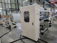 Machine de fabrication de papier essuie-mains plié en Z de haute qualité avec laminage par colle, moteur haute capacité 400-500
