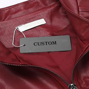 Chaqueta de Cuero Personalizada de Alta Calidad para Hombre, Hecha en Pakistán, Chaqueta de Cuero Roja de Moda, Chaqueta de Cuero Estilo Motero - Product Image 2