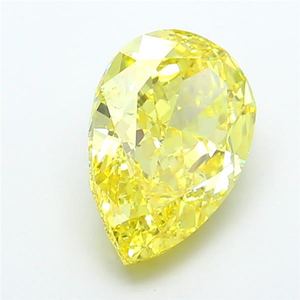 Diamante Suelto Certificado IGI, Color Amarillo Intenso, Alta Calidad, Cultivado en Laboratorio, Alto Brillo, Tipo CVD 2A, Excelente Brillo para Joyería - Product Image 2