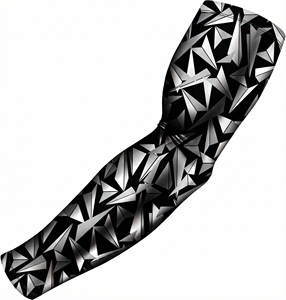 Manchon de bras personnalisé imprimé, haute élasticité, rafraîchissant, protection solaire UV, pour sports de plein air, course à pied, cyclisme, pêche, conduite, golf - Product Image 2