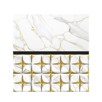 Carrelage mural de cuisine moderne en céramique émaillée 300x600mm, gris marbre, 12x24 pouces, brillant, rustique, carré, antibactérien, pour sol et mur intérieur