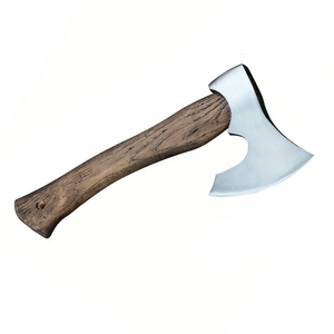 Portable Mini <b>Axe</b> With High Strength Steel Head And Ergonomic Wooden Handle For Outdoor <b>Camping</b> Bushcraft Hiking Gardening And W - Product Image 6