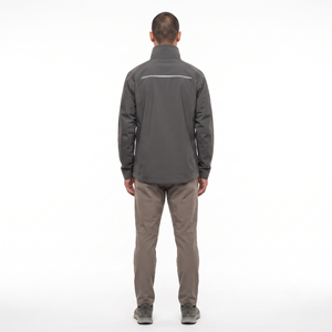 Custom Men's Softshell Jacket Waterproof Polyester Spandex Technical Windbreaker Outdoor Performance Coat Custom Logo OEM - Product Image 2