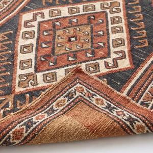 Tapis en laine bouclée tissé à la main - Couleur unie, antidérapant, pour usage commercial et domestique, tapis de sol à poils moyens avec franges - Product Image 6