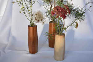 Jarrón de Flores Secas Personalizable, Ligero, de Madera Maciza Clásica, Decoración para el Hogar, Tienda o Restaurante, Duradero, 100% Natural - Product Image 4