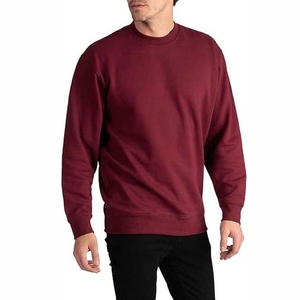 Sweat-shirt oversize à blocs de couleur rouge et blanc, manches lanternes, col rond, pull tricoté unisexe, coupe décontractée pour l'automne - Product Image 3