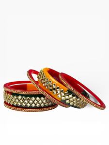 Nuevo y Elegante Juego de Brazaletes Acrílicos 2026 con Borde de Perlas, Chapado en Oro, Moderno, para Bodas, Uso Festivo, Precio al por Mayor - Product Image 3