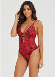 Custom <b>beach</b> wear bandeau one piece swimsuit women ruffle <b>wrap</b> tummy control swimwear summer holiday bathing suit private label - Product Image 2