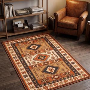 Tapis Kilim Tendance en Laine Tissée Main, Couleur Terre Cuite Unie, Antidérapant, à Poils Moyens, pour Décoration Intérieure - Product Image 2