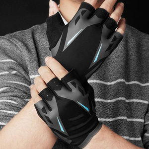 Gants de cyclisme unisexes sans doigts, antidérapants, absorbant les chocs, respirants - Product Image 1