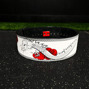 เข็มขัดยกน้ำหนักหนังบุหนานุ่ม รองรับหลัง สำหรับออกกำลังกาย ฟิตเนส ฝึกยกน้ำหนัก - Product Image 1