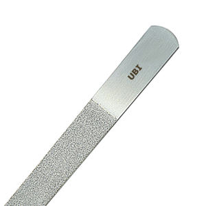 Lime à ongles professionnelle en acier à haute teneur en carbone de 15,2 cm, simple face, motif droit, grain 80/100, logo personnalisé, nouveau design durable - Product Image 2