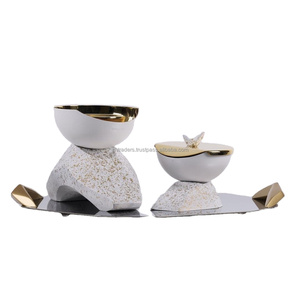 Haute qualité arabe métal Bakhoor brûleur ensemble aluminium laiton acier brûleur d'encens cadeau Setby zh commerçants - Product Image 6