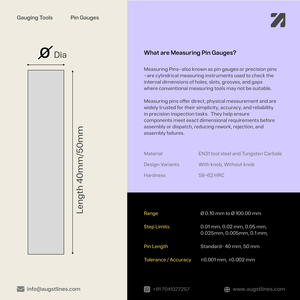 AUGST LINES <b>Measuring</b> Pin <b>Gauge</b> Set 0.1mm-30mm with Step Limit 0.01 Tolerance Accuracy of 0.001 mm for Diameter Hole Inspection - Product Image 5
