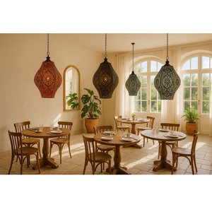 Lanterne suspendue en métal de qualité exceptionnelle à prix raisonnable, taille personnalisée, lanterne décorative pour l'intérieur de la maison, lampe suspendue, décoration - Product Image 1