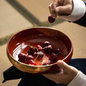 High Quality Handcrafted Resin Bowl High-Polished Wood Soup Noodle Serving Kitchenware Handmade Rice Plate - Product Image 1