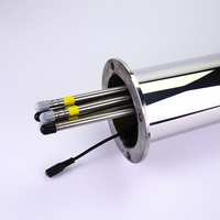 Distributeur de bière artisanale en acier inoxydable de type T à quatre têtes avec éclairage LED, machine à bière pression réfrigérée, tour à bière