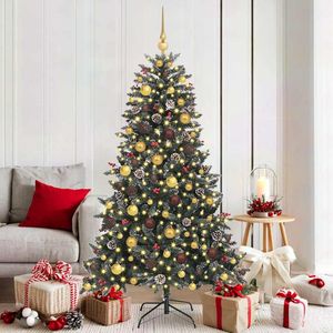 Albero di Natale artificiale verde da 70,87 pollici con 300 LED - Product Image 1