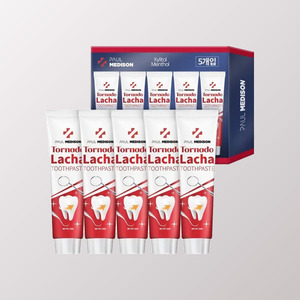 Zahnpasta zum Aufhellen der Zähne WB Korean K-Beauty Polmedison Tornado Racha Zahnpasta 5-teiliges Set Hergestellt in Korea - Product Image 4
