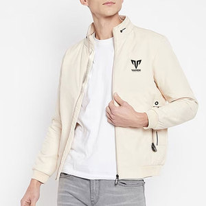 Blouson Bomber Basique d'Hiver pour Homme – Tissu Lisse Nylon/Polyester sur le Devant, Léger, Confortable, Coupe Simple, Chaud et Léger - Product Image 3