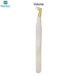 Pointed Stainless Steel Eyelash Extension Tweezers Set With Non-Slip Handle Precision Volume Isolation Lash Extension Tweezers - Product Image 3