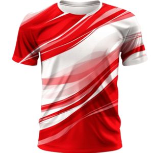 เสื้อยืดกีฬาถักนิตติ้งโพลีเอสเตอร์ 100% แบบสั่งทำพิเศษ ระบายอากาศได้ดี แห้งเร็ว เป็นมิตรกับสิ่งแวดล้อม ป้องกันรังสียูวี แขนสั้น ทรงปกติ คอเสื้อแบบมาตรฐาน สำหรับผู้ชาย OEM - Product Image 6