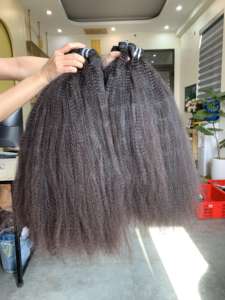 Extensions de Cheveux Humains Vietnamiens Ondulés Remy Qualité Océan Profond Libre Emmêlement et Perte - Product Image 3