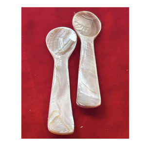 Luxury Mother of Pearl <b>Spoon</b> for Caviar Seafood <b>Serving</b> Natural MOP <b>Spoon</b> Wholesale Manufacturer Supply - Product Image 1