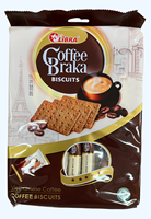 LIBRA BRAKA Biscuits croustillants à la crème de café vietnamien 210G HALAL ISO Goût sucré Sachet roulé Faible teneur en sel Vietnam Bon prix