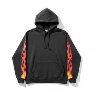 Custom Hoodies High Quality Vintage Oversized <b>Pullover</b> Unisex Heavyweight Hoodie for <b>Men</b> French Terry Regular Fit Autumn Style - Product Image 6