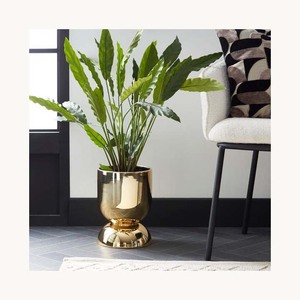 Maceta Decorativa de Metal Color Negro Hierro Premium, Maceta de Flores de Diseño Elegante y Moderno, Tamaño Personalizado - Product Image 4