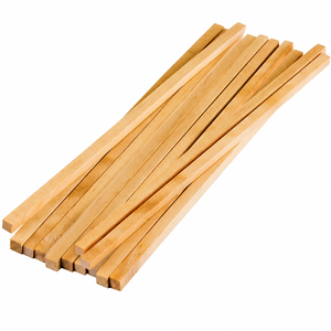 Natural <b>Wood</b> <b>Square</b> Dowels for DIY Crafts Solid <b>Wood</b> Sticks Rectangle Shape Decor Material Solid <b>Wood</b> <b>Square</b> Dowel - Product Image 1