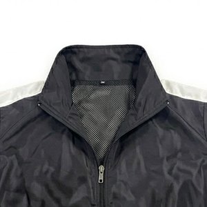 New Arrivals Custom Logo Black White <b>Men's</b> Nylon Wind Breaker Shorts Sets For <b>Summer</b> Outwear <b>Mens</b> Set Streetwear Zipper <b>Jackets</b> - Product Image 6