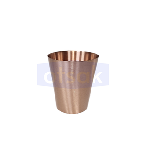 Gobelet en cuivre moderne et écologique, durable, grande capacité, portable, pour l'hydratation quotidienne, le bien-être, la maison et les mariages - Product Image 3